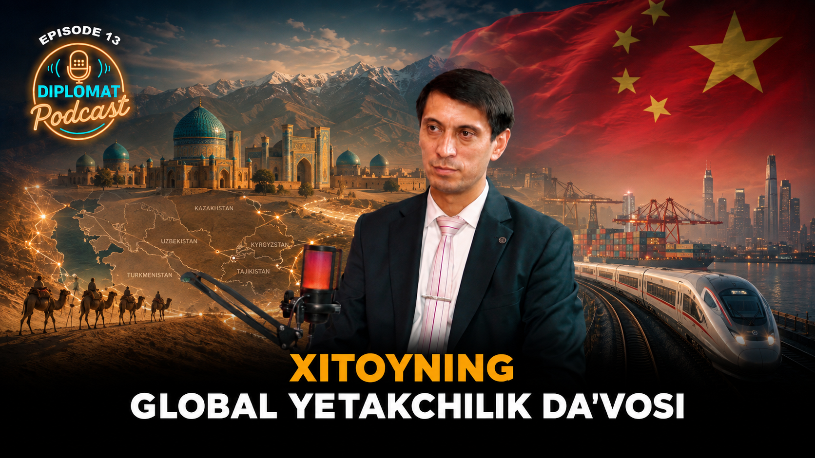 Navbatdagi podcast mehmoni siyosatshunos Hikmatilla Kazakbayev