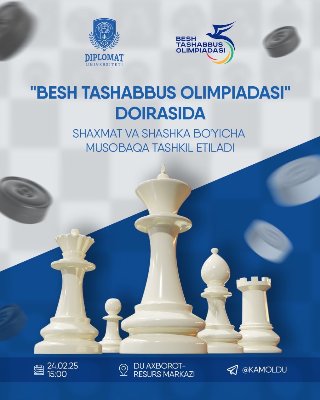 📌Qadrli yoshlar, Siz kutgan vaqt keldi!