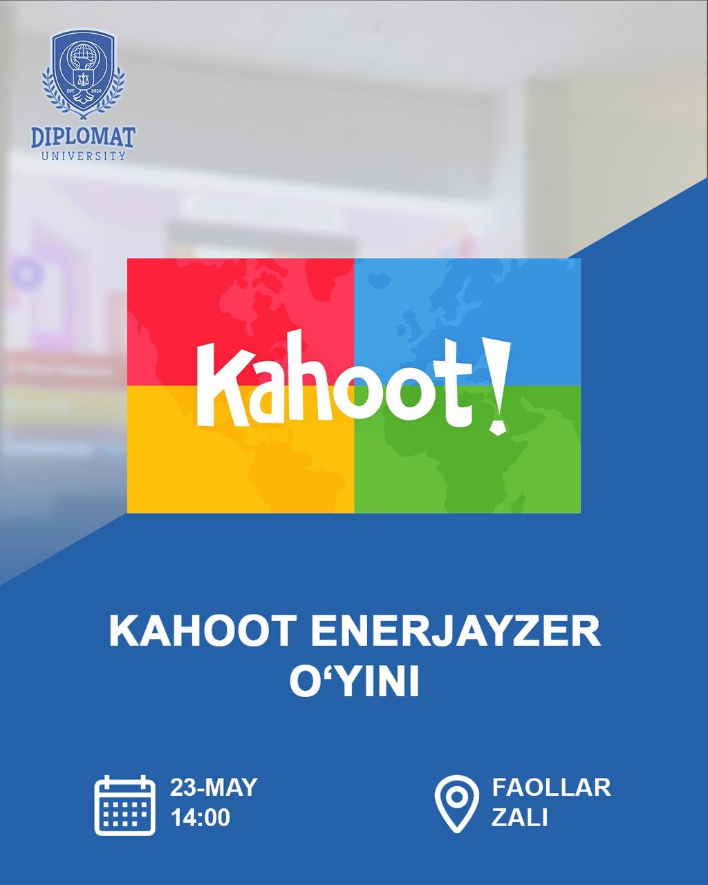 KAHOOT ENERJAYZER O'YINI