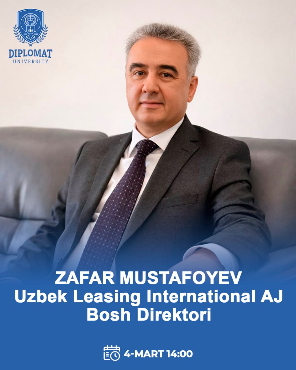 ZAFAR MUSTAFOYEV Uzbek Leasing International AJ Bosh Direktori