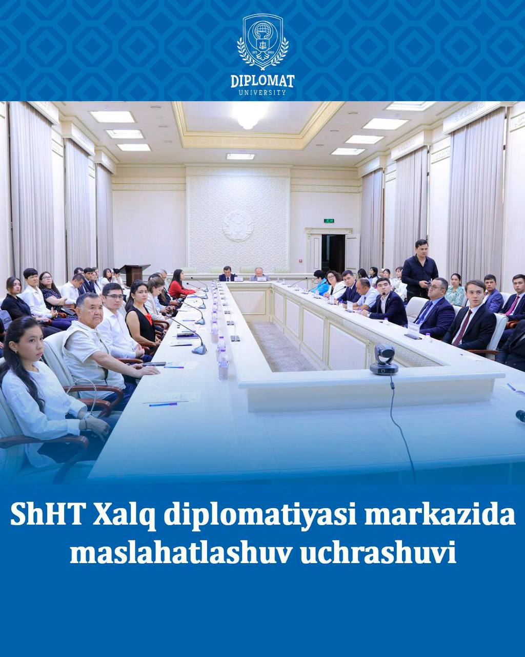 ShHT Xalq diplomatiyasi markazida maslahatlashuv uchrashuvi