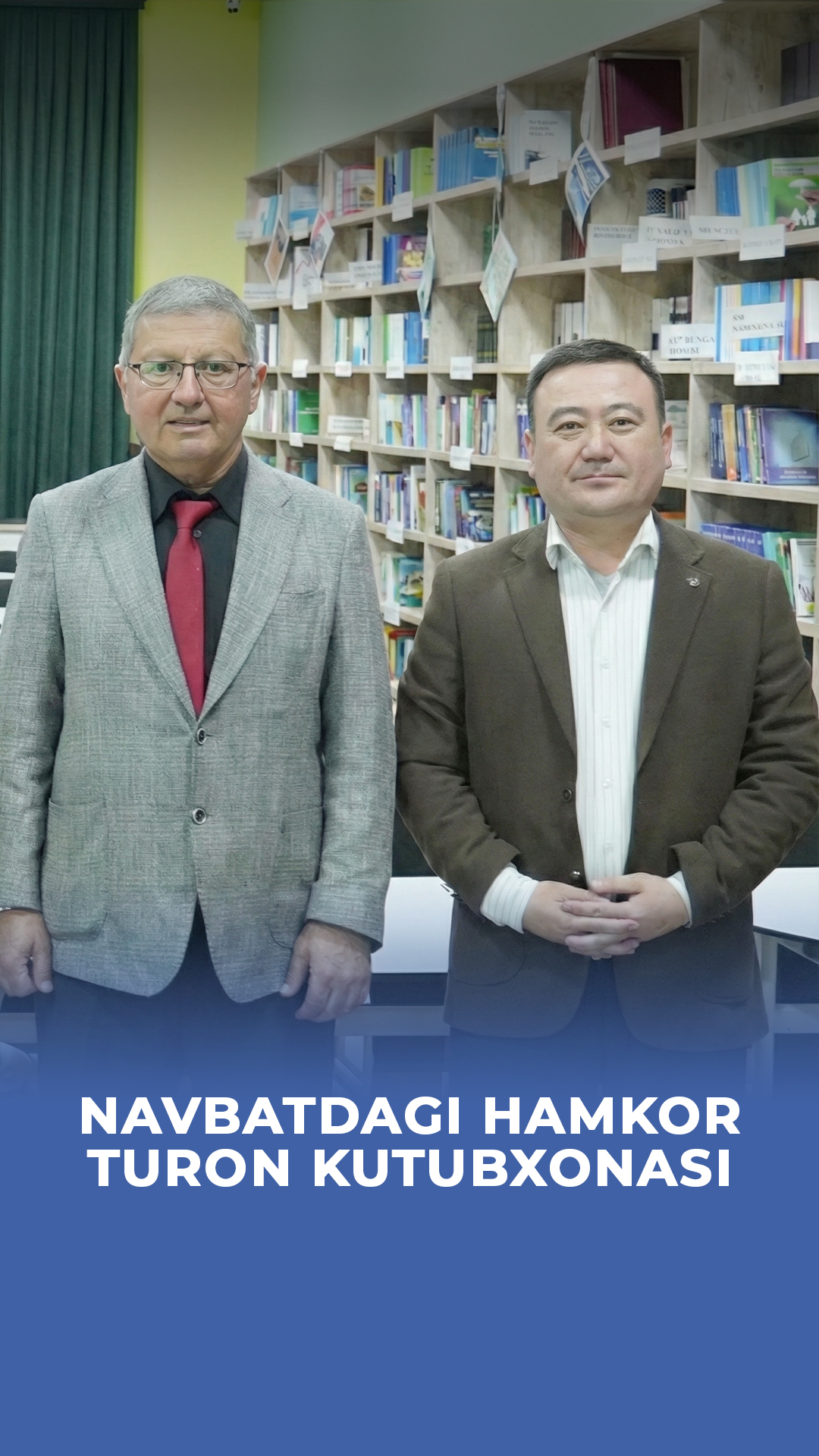 NAVBATDAGI HAMKOR – TURON KUTUBXONASI