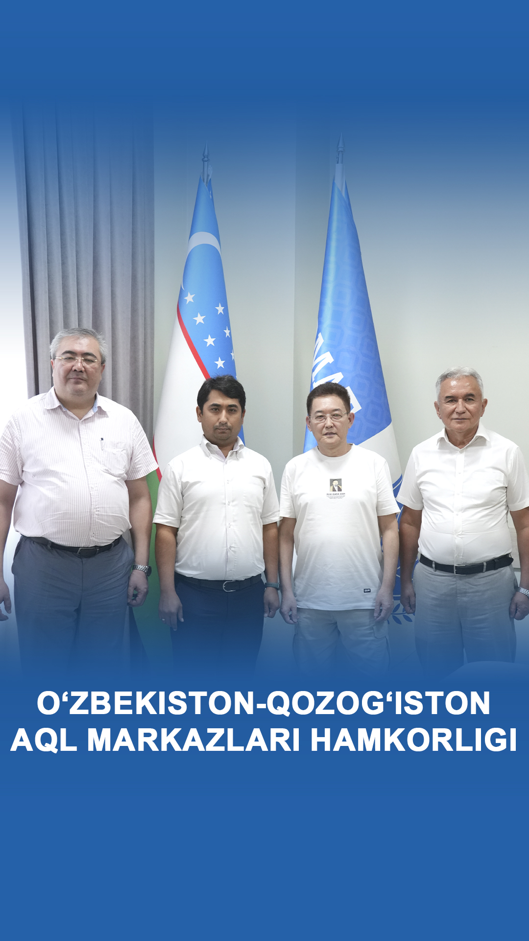 O‘ZBEKISTON-QOZOG‘ISTON AQL MARKAZLARI HAMKORLIGI