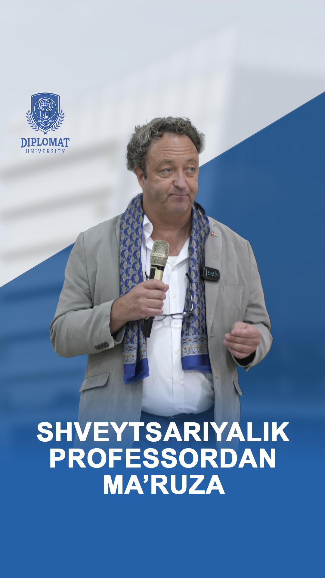 Jeneva Diplomatiya maktabi professori Stefan Ziegler ishtirokida uchrashuv tashkil etildi