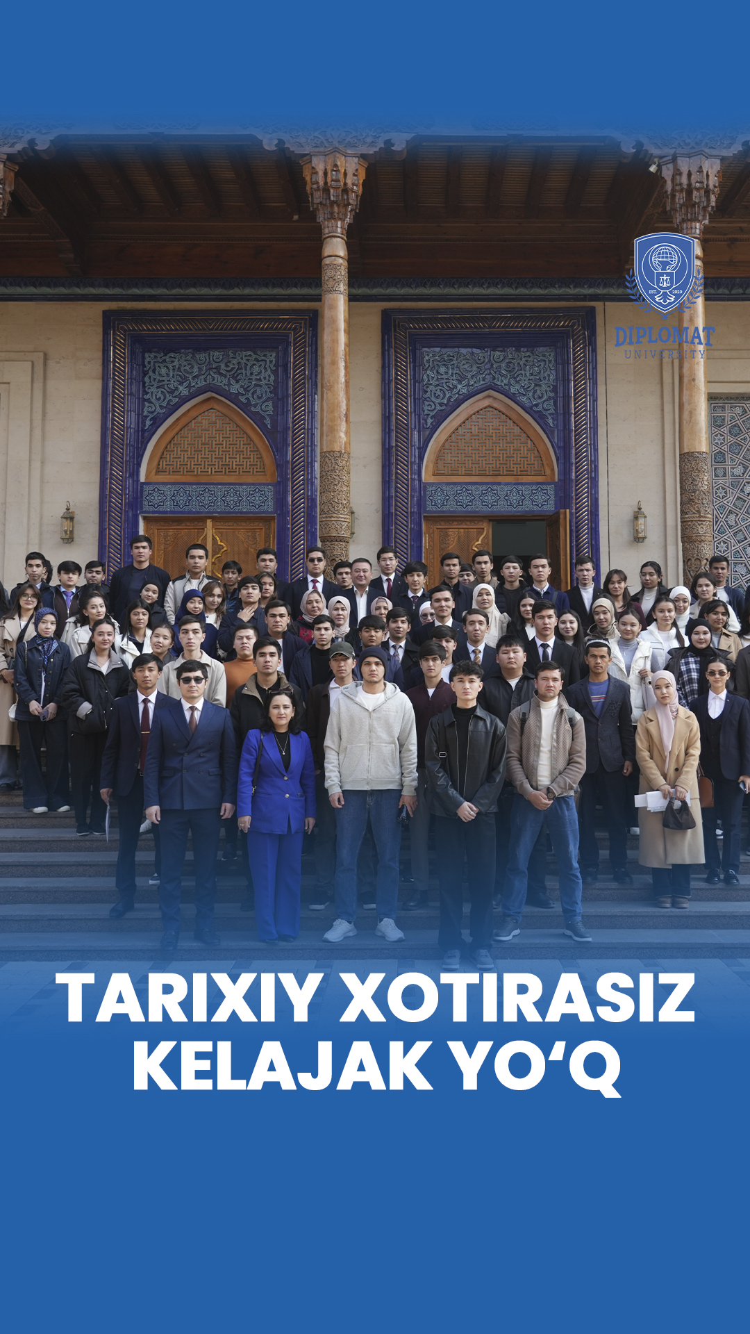 Universitet talabalari Qatag'on qurbonlari davlat muzeyiga tashrif buyurdi.