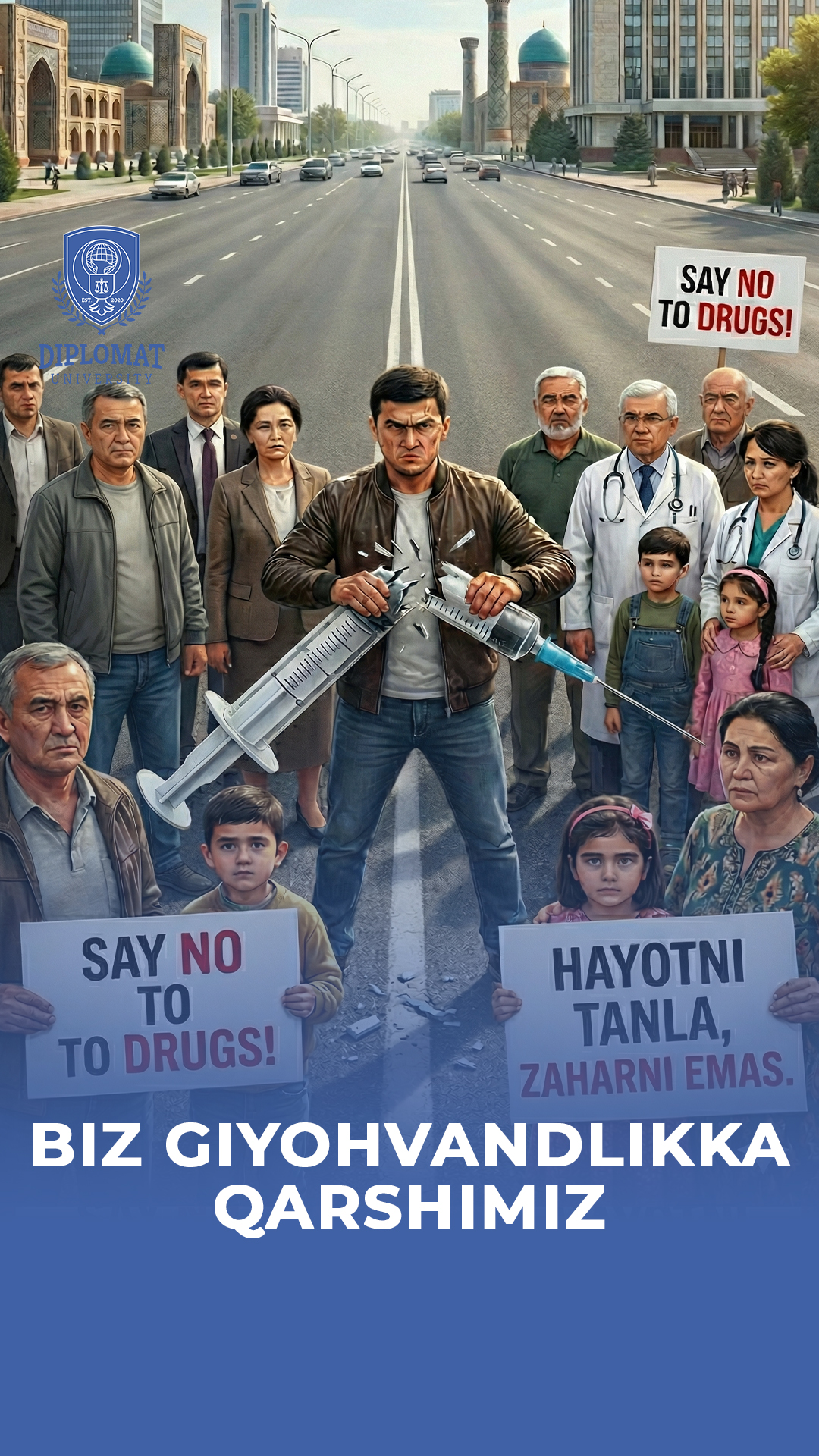 Navbatdagi davra suhbati "Giyohvandlikka qarshi kurashish — barchamizning umumiy burchimiz" mavzusida tashkil etildi