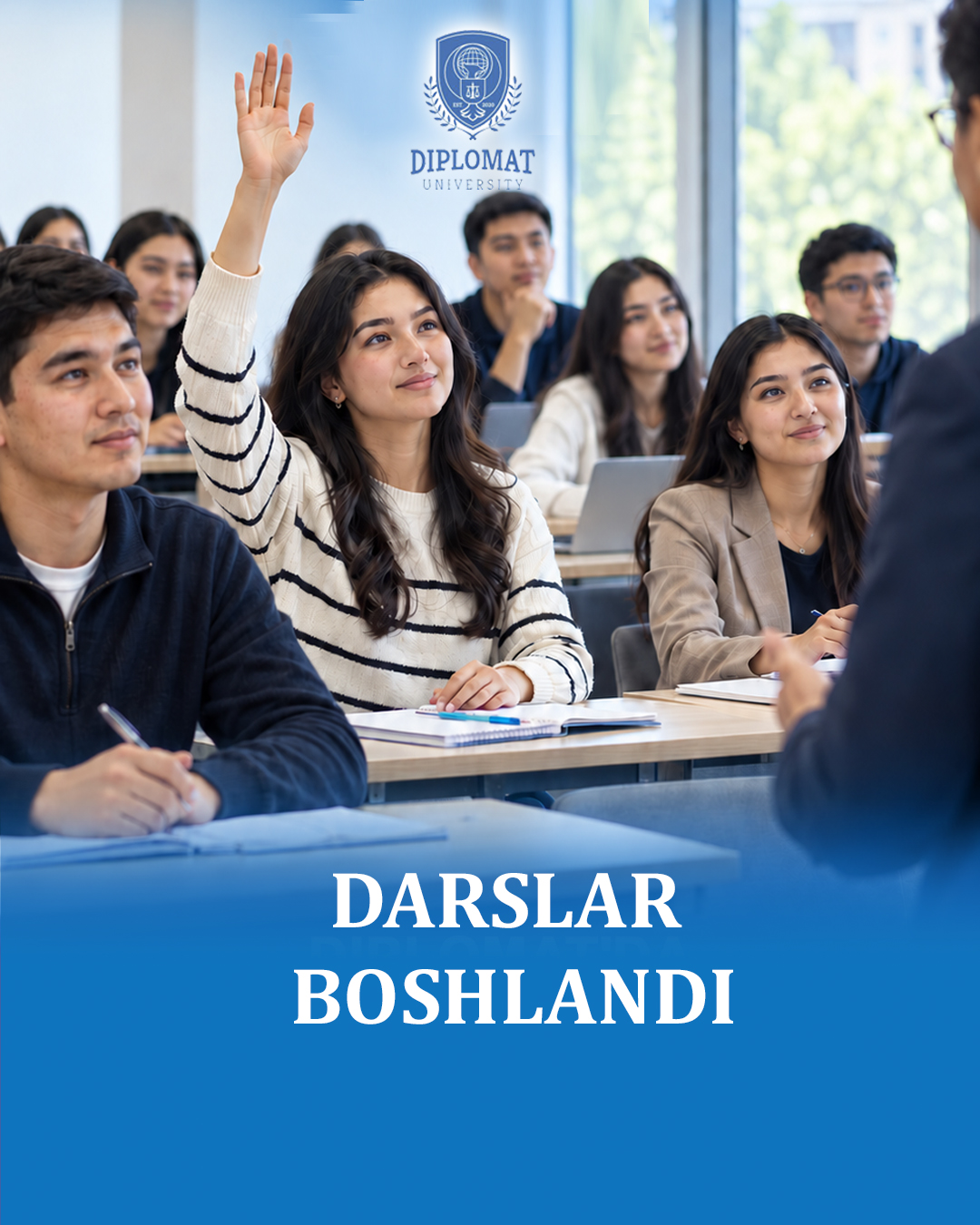 📚DIPLOMAT'DA DARSLAR BOSHLANDI